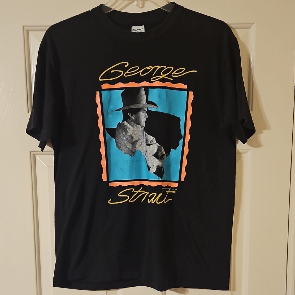 George Strait "Chill of an Early Fall" Tour T-shirt Black